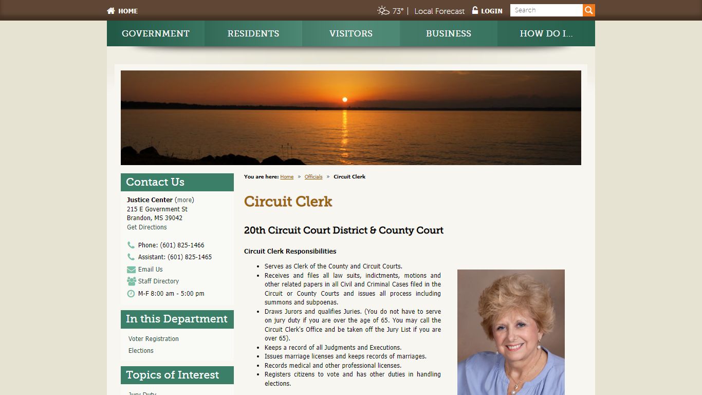 Circuit Clerk / Rankin County, Mississippi